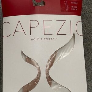 NEW Capezio Hold & Stretch Footed Tights LSN Size M #N14